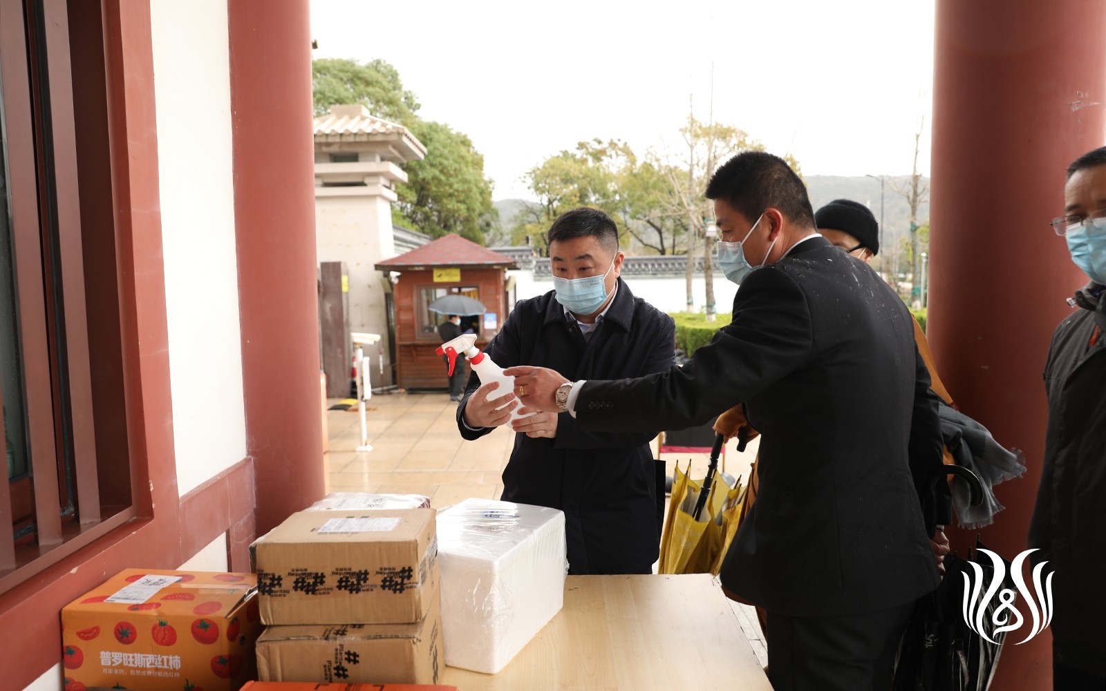 舟山市委统战部副部长余凯一行检查学院防疫工作